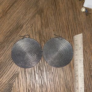 Costume silver earrings